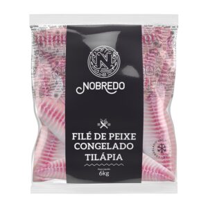 FILÉ DE PEIXE TILÁPIA IQF NOBREDO - 6KG